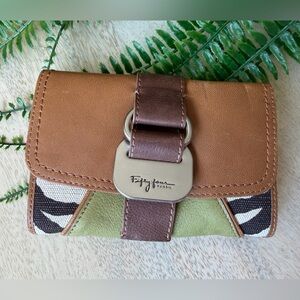 Fossil Fifty-Four Wallet Never Used Zebra